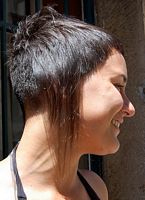fryzury krótkie - uczesanie damskie z włosów krótkich zdjęcie numer 39B